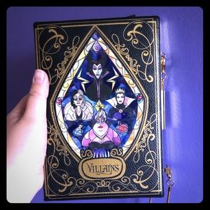 Disney Villains Book Clutch Purse